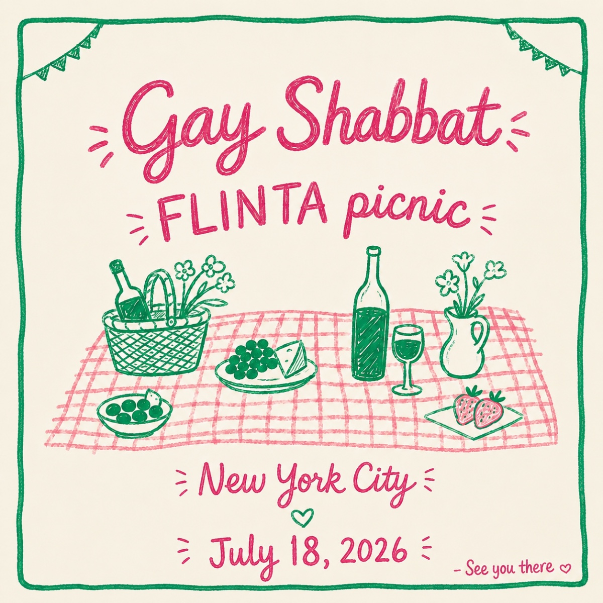 Gay Shabbat x Flinta Picnic 2.0